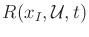 $ R({x_{I}},{\cal U},t)$