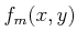 $ f_m(x,y)$