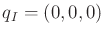 $ {q_{I}}= (0,0,0)$