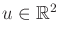 $ u \in {\mathbb{R}}^2$