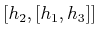 $ [h_3,[h_1,h_2]]$