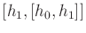 $ [h_1,[h_0,h_1]]$