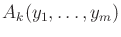 $ L_k(y_1,\ldots,y_m)$