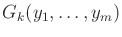 $ G_k(y_1,\ldots,y_m)$