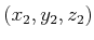 $ (x_2,y_2,z_2)$
