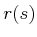 $ r(s)$