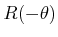 $ R(-\theta)$