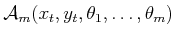 $ {\cal A}_m(x_t,y_t,\theta_1,\ldots,\theta_m)$