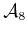 $ {\cal A}_8$