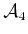 $ {\cal A}_4$