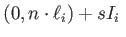 $\displaystyle (0,n \cdot \ell_i) + s I_i \;$