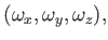 $\displaystyle (\omega_x,\omega_y,\omega_z),$